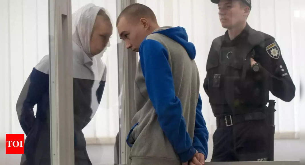 ukraine:  Ukraine court jails Russian soldier for life in war crimes trial – Times of India