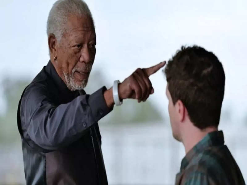 First look of Morgan Freeman and Josh Hutcherson's time-bending thriller '57 Seconds' is out