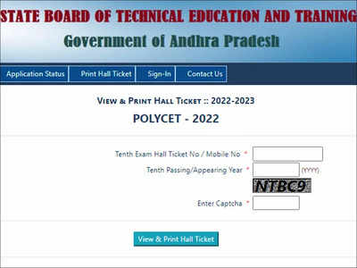 AP POLYCET Hall Ticket 2022 released at polycetap.nic.in; download here