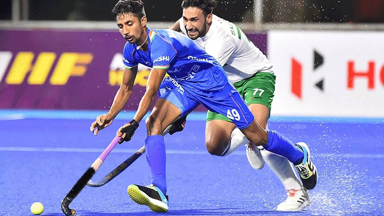 India vs Pakistan Hockey 2022 India concede late goal to draw 1-1 with Pakistan Hockey News