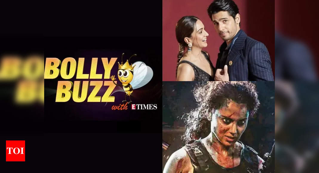 Bolly Buzz: Kiara Advani-Sidharth Malhotra ‘kiss and makeup’, Payal Rohatgi takes a dig at Kangana Ranaut – Times of India