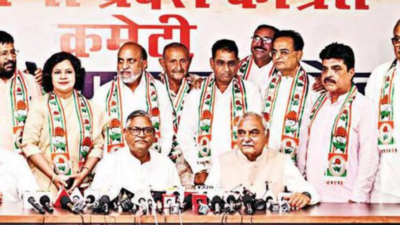 7 ex-MLAs return to Haryana Congress