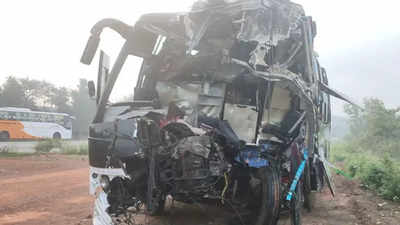 Eight dead, 24 injured in bus-truck collision in Hubballi