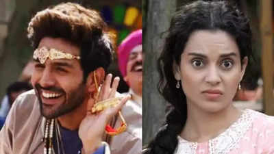 Dhaakad, Bhool Bhulaiyaa 2 movie review and release Live updates: Kartik  Aaryan, Kangana Ranaut's films get leaked online - The Times of India