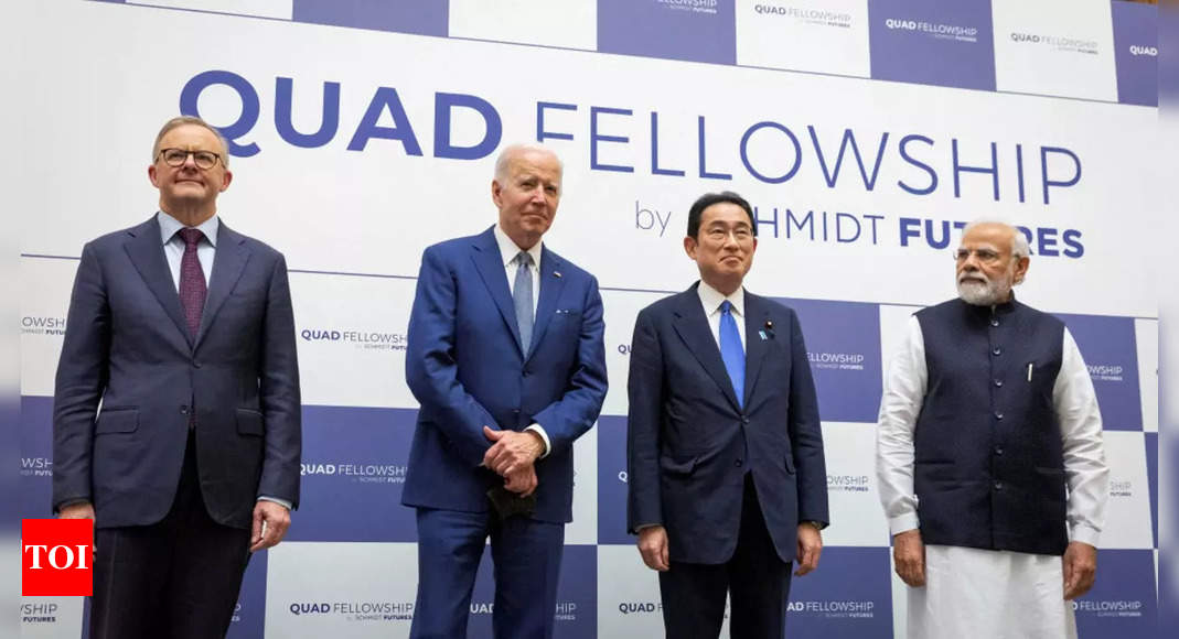 quad: Quad s’apprête à lancer une initiative de sécurité maritime pour suivre la «navigation sombre» dans l’Indo-Pacifique