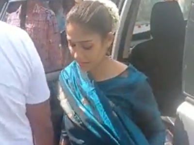 Nayanthara and Vignesh Shivan visit their ancestral temple in Tamil Nadu; watch video