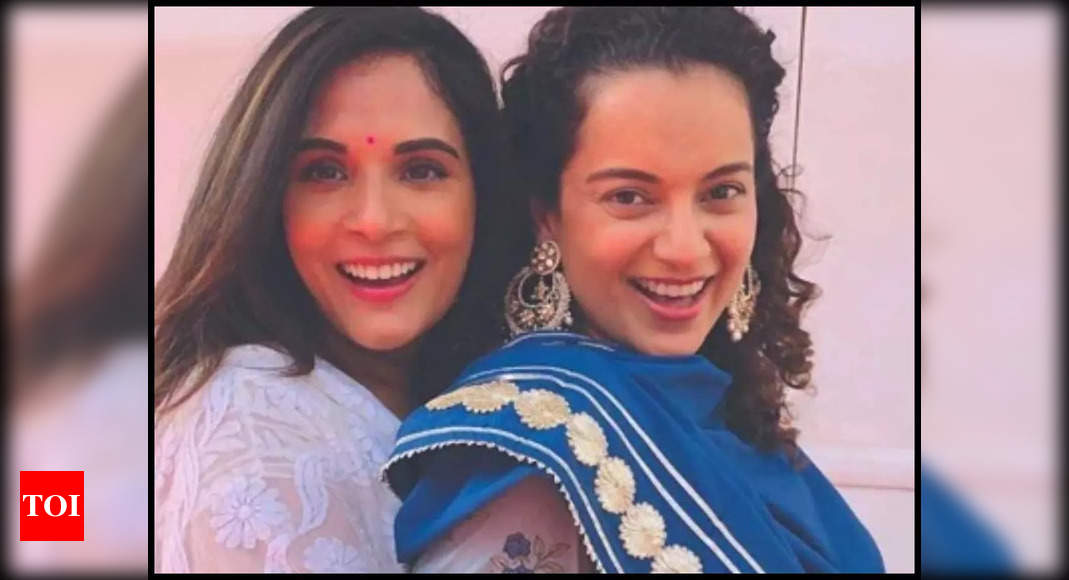 Richa Chadha reacts to people celebrating the failure of Kangana Ranaut’s ‘Dhaakad’; Says, “They are expressing dissent in whatever way they can’ – Times of India