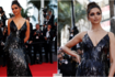Cannes 2022: Deepika Padukone dazzles on the red carpet in a black embellished gown, see pictures