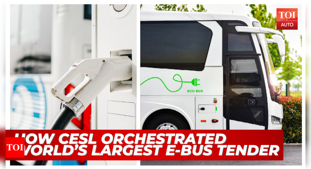 CESL Electric Bus Tender: World’s largest Electric bus tender for 5,450 ...