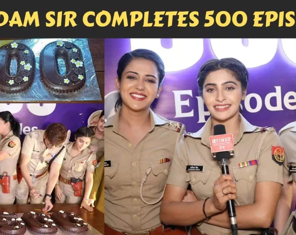 
Maddam Sir cast cuts a cake on completion of 500 episodes
