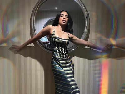 Sobhita Dhulipala makes heads turn in her multicolor maxi dress during the promotions of Major