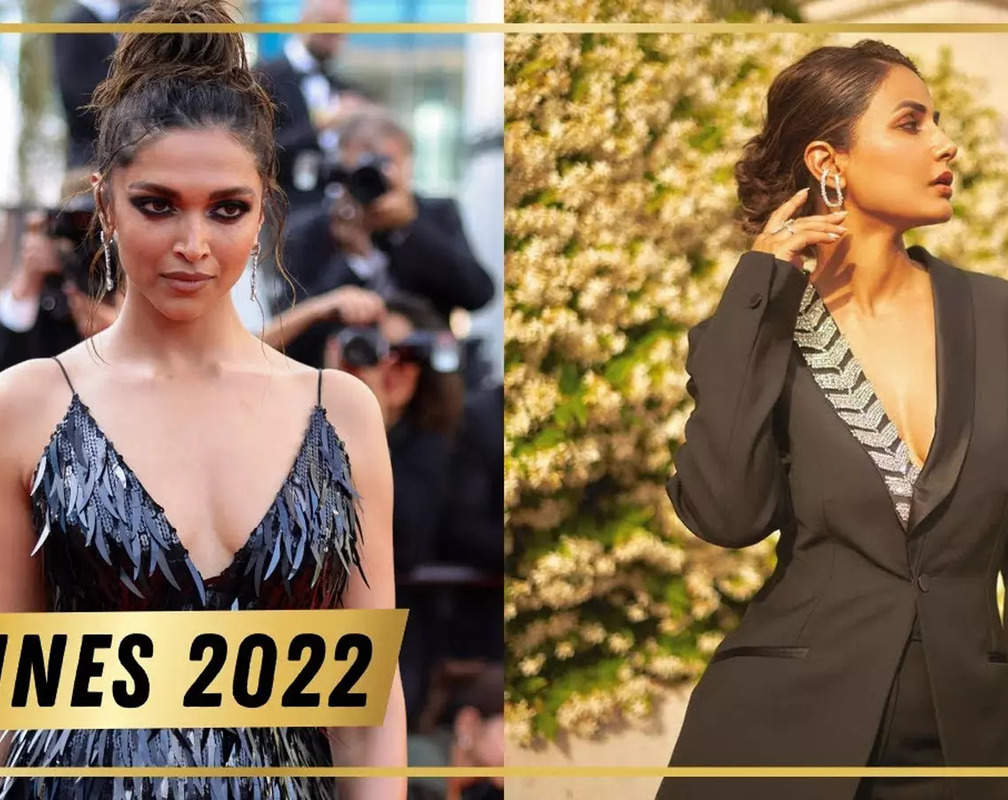 
Cannes 2022: Deepika Padukone goes bold in a feathery gown; Hina Khan rocks a classic pantsuit
