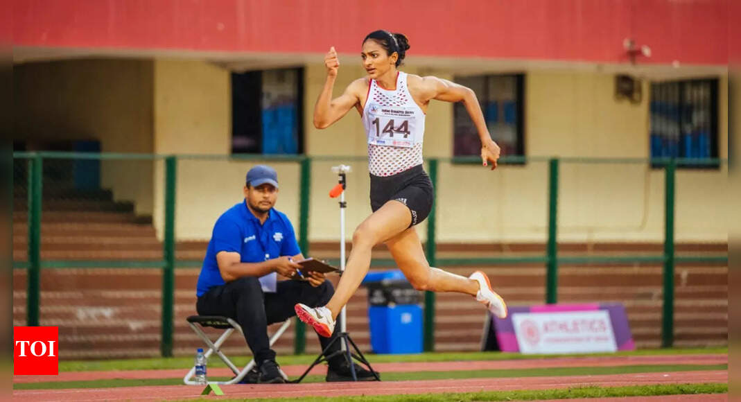 Nayana James pips Ancy Sojan in battle for Indian Grand Prix 4 long jump crown | More sports News – Times of India