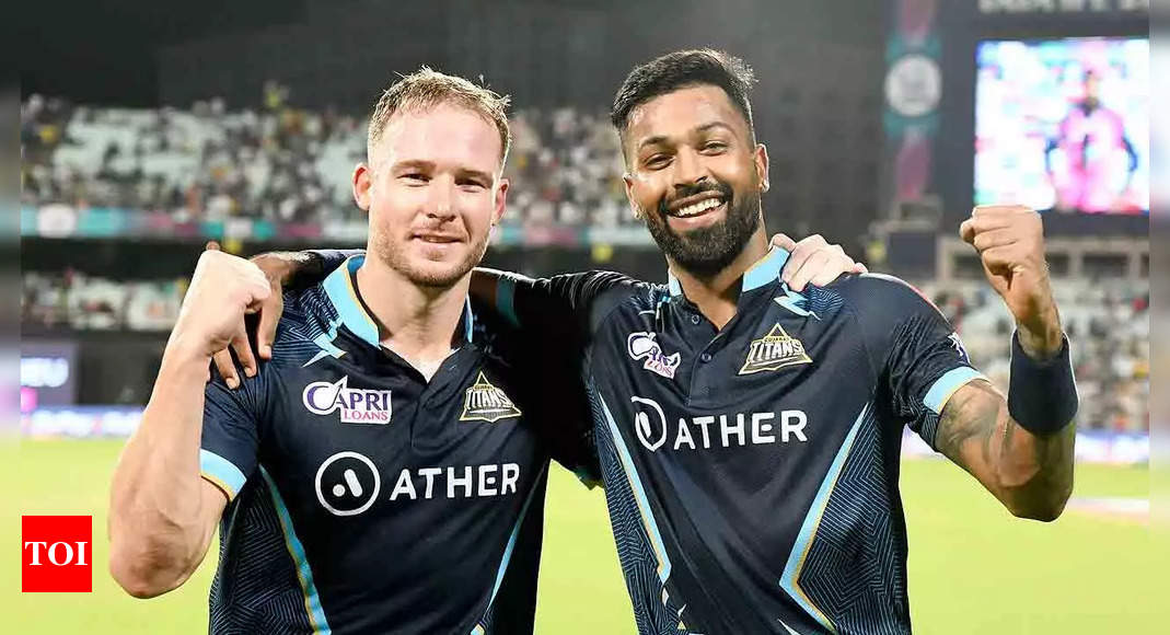 IPL 2022, GT vs RR: Sensational Miller, captain Pandya chase down tall total as Gujarat Titans enter final in style | Cricket News – Times of India