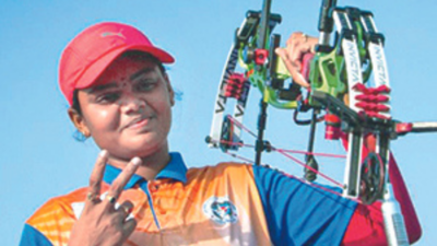 Vennam Jyothi Surekha, Vijayawada girl, is ranked No 3 in World Archery rankings