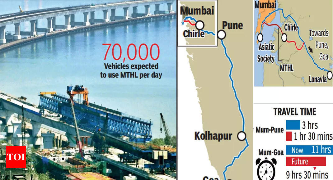 Distance From Vadodara To Pune Mumbai To Pune Distance: Soon, Mumbai To Pune In 90 Minutes: All About The  Future Route And Travel Time | Mumbai News - Times Of India