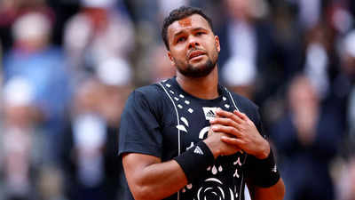 'I finished my way': Tearful Jo-Wilfried Tsonga bids farewell at French Open