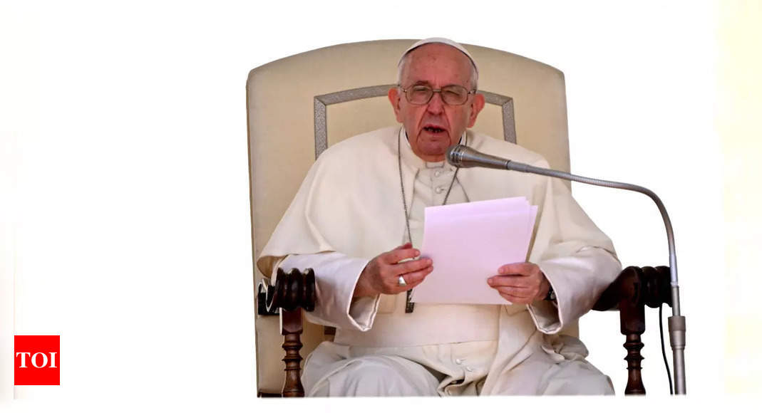 Pope ‘heartbroken’ over Texas shooting, condemns arms trade – Times of India