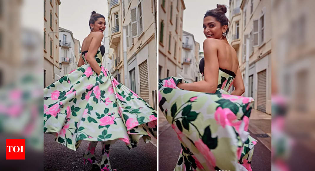 Deepika Padukone adds flower power as she turns Cannes streets into her fashion runway – Times of India