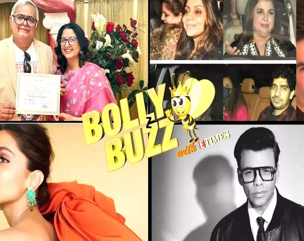 
Bolly Buzz: Hansal Mehta marries Safeena Husain; Deepika Padukone trolled; Karan Johar’s 50th birthday
