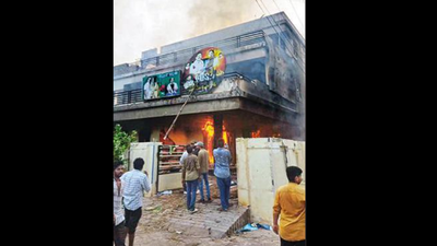 AP: Close shave for families of minister P Viswarup and MLA Satish Kumar as house attacked amid protest over renaming of district