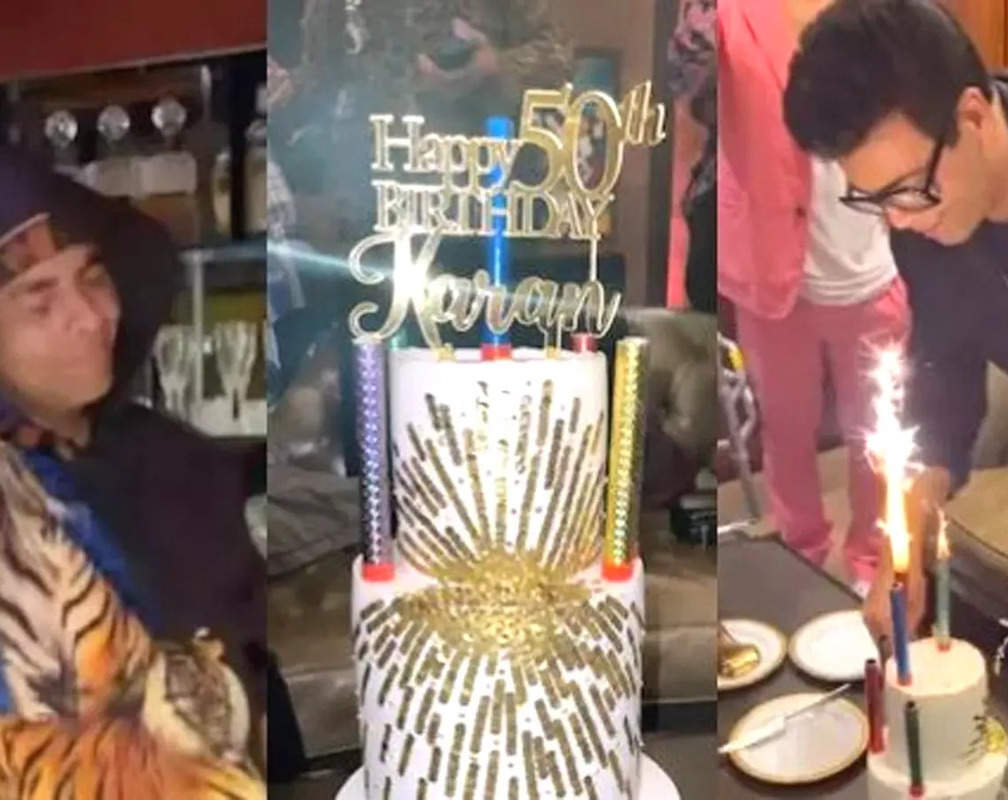 
'50 and fabulous': Karan Johar celebrates his birthday, BFF Gauri Khan shares a glimpse of his dreamy birthday bash
