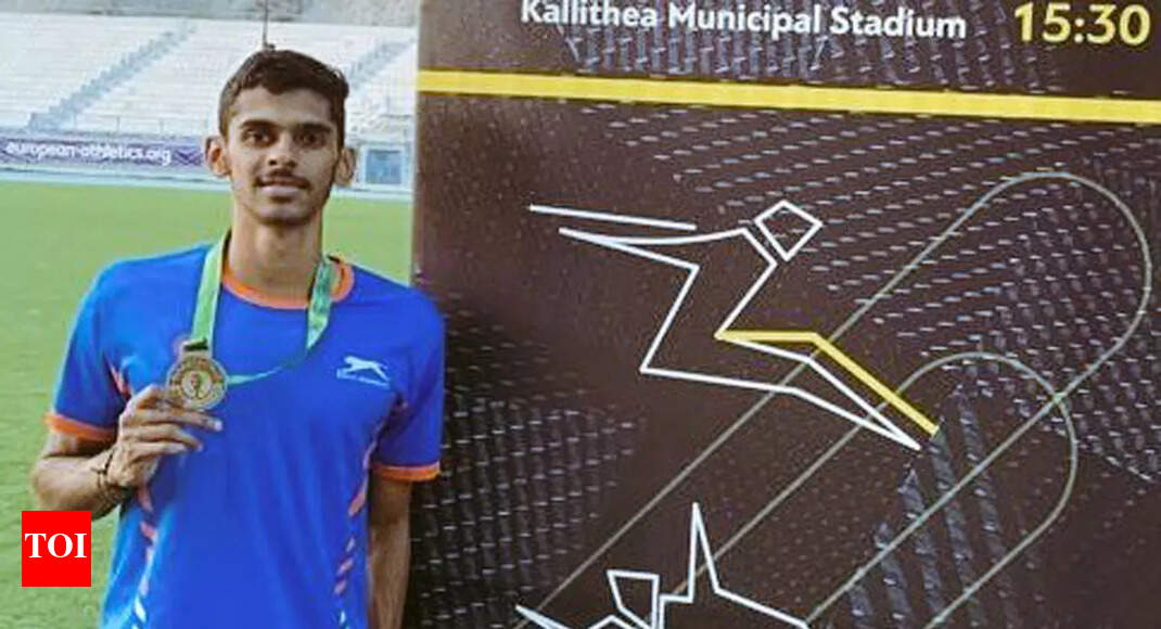 Sreeshankar clinches gold at International Jumping Meeting - The