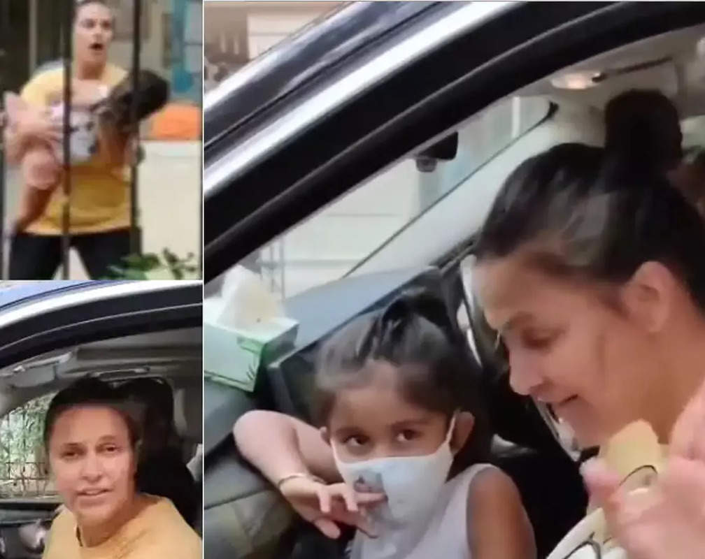 
'Kidnap nahi karenge aapke bache ko': Neha Dhupia gets trolled for running away from the paparazzi with her daughter
