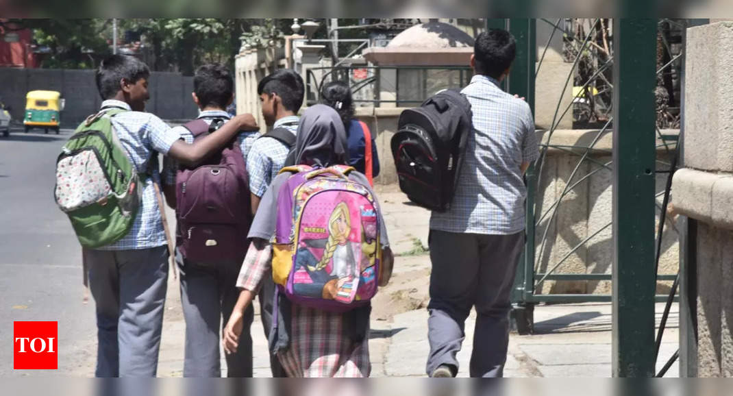 48% students commute to school on foot: MoE survey | India News - Times ...