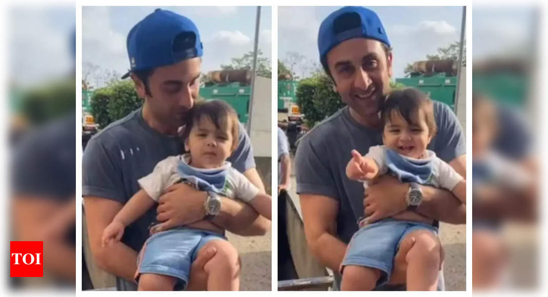 Ranbir Kapoor cradles a baby; fans tag his wife Alia Bhatt – UNSEEN VIDEO – Times of India