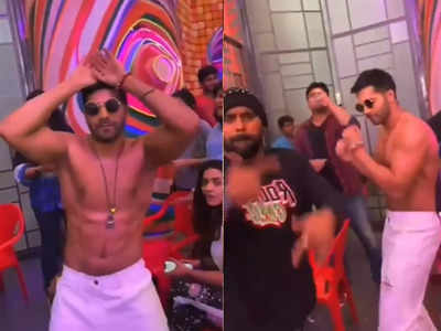 Kiara Advani records video of shirtless Varun Dhawan grooving to music on the sets of ‘Jugjugg Jeeyo’