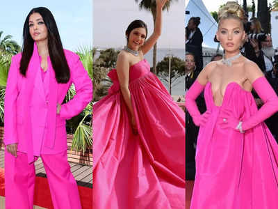 Hot pink at Cannes 2022: This shade is having a moment in fashion