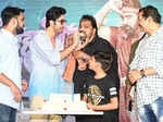 Ranbir Kapoor celebrates Ganesh Acharya's birthday at the song launch of 'Dehati Disco'