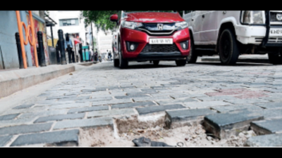 Bengaluru: First pothole surfaces on Rs 17 crore Church St stretch