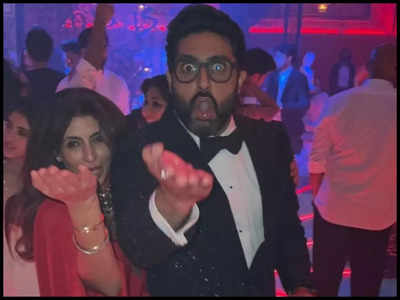 Abhishek Bachchan's goofy picture with sister Shweta Bachchan from Karan  Johar's bash leaves Navya Naveli Nanda in splits | Hindi Movie News - Times  of India