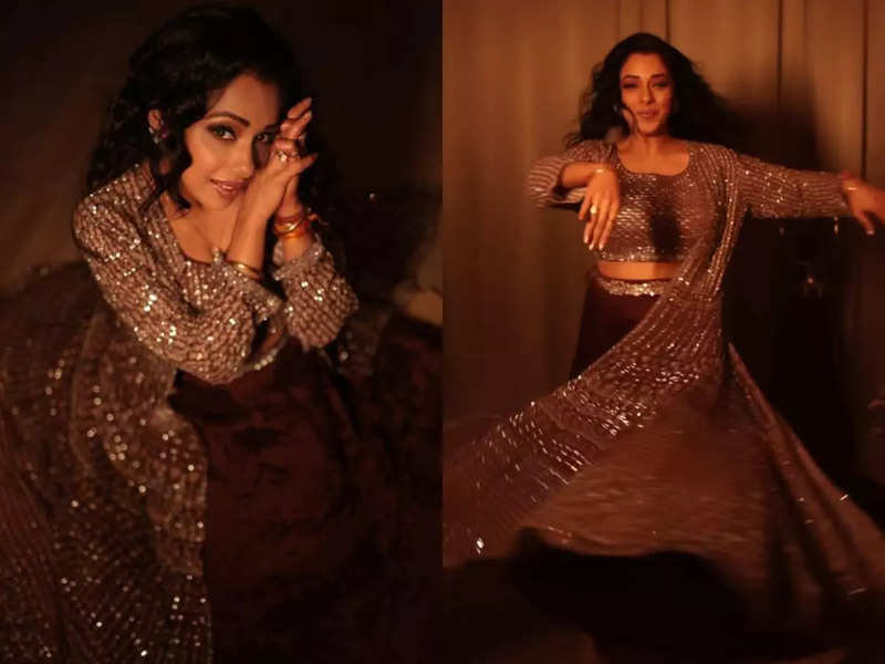 Anupamaa's Rupali Ganguly twirls in a glittering gown to the song 'Tere Bina'; a fan tells her their life becomes 'besuadi' without her
