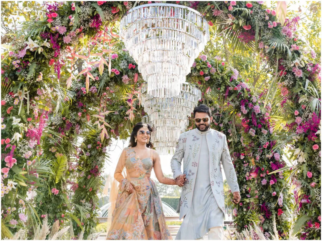 An Indian Summer: beautifully creative fusion wedding style inspiration -  English Wedding