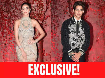 Ananya Panday bumps into her ex Ishaan Khatter at Karan Johar's 50th ...