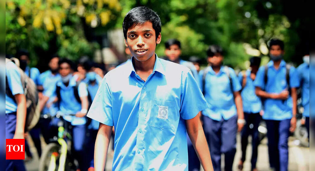 Praggnanandhaa writes Board exams hours after close loss to World No. 2 Ding Liren in Chessable Masters final | Chess News – Times of India