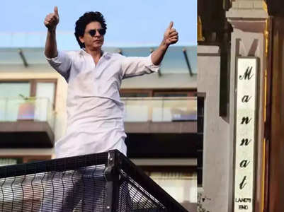 Shah Rukh Khan’s Mannat name plate removed