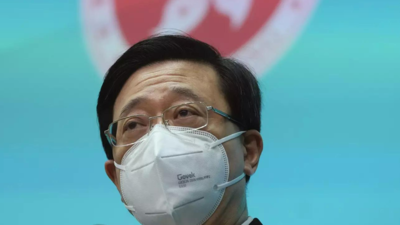 Hong Kong's next leader visits Beijing for official nod
