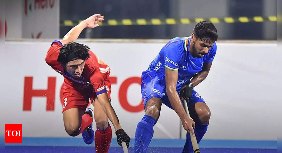 Asia Cup Hockey: India beat Japan 2-1 in first Super 4 league match, avenge pool loss | Hockey News – Times of India