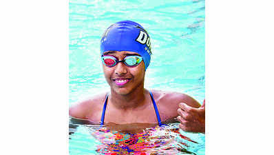 Dhinidhi eclipses 13-yr-old mark, double for Sharan