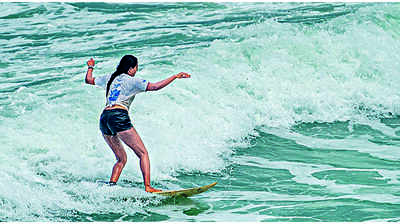 Indian Open of Surfing: TN’s groms, Karnataka’s women dominate on day two