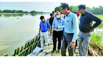 Central team visits Cachar, Dima Hasao to assess flood damage