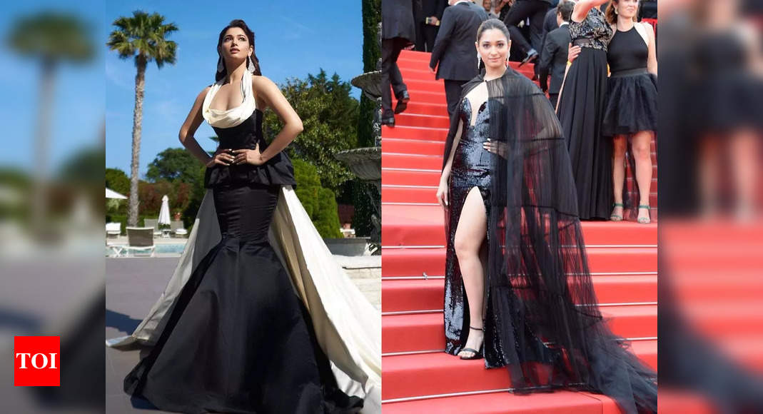 Tamannaah Bhatia on her Cannes debut: Walking in high heels and heavy couture clothes for two days straight is not easy -Exclusive! – Times of India