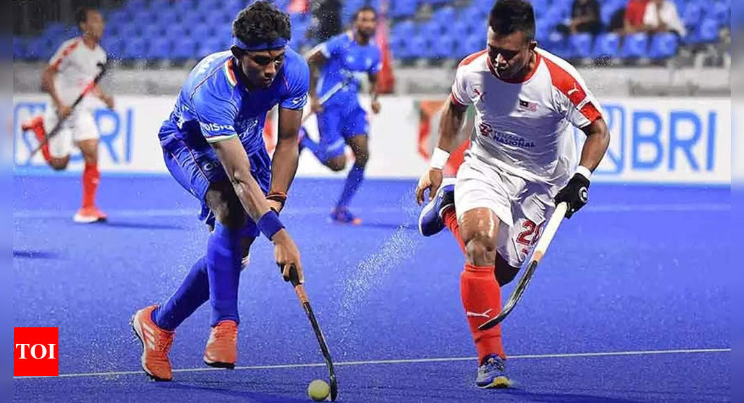 Malaysia hold India to 3-3 draw but Sardar Singh’s men inch closer to Asia Cup final | Hockey News – Times of India