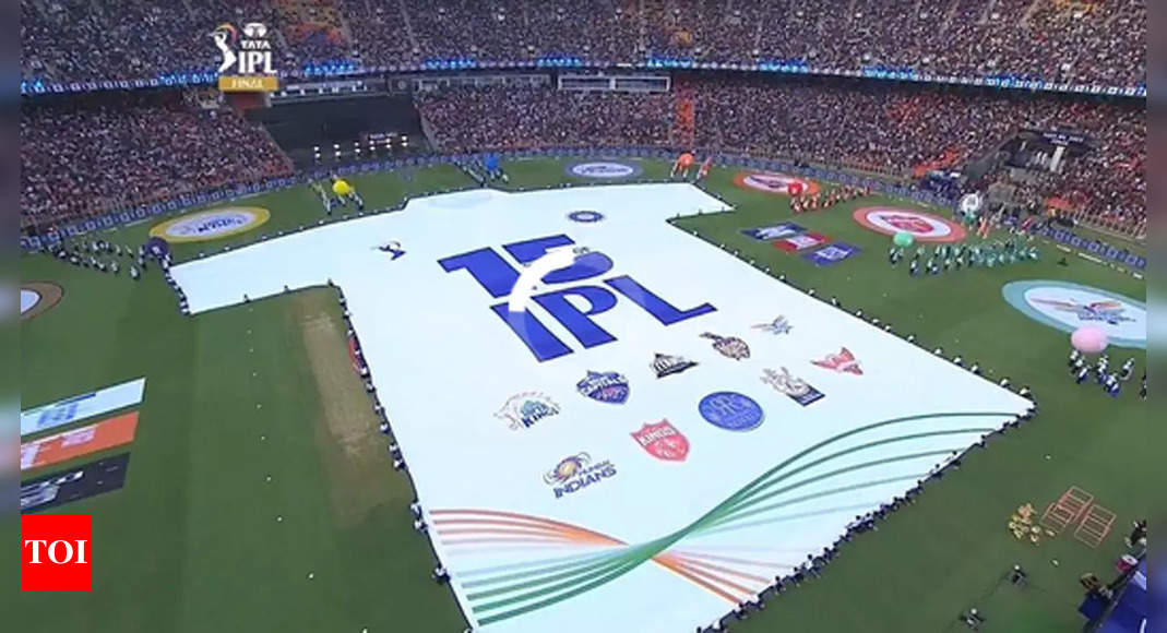 IPL creates Guinness World Record with largest cricket jersey | Cricket News – Times of India