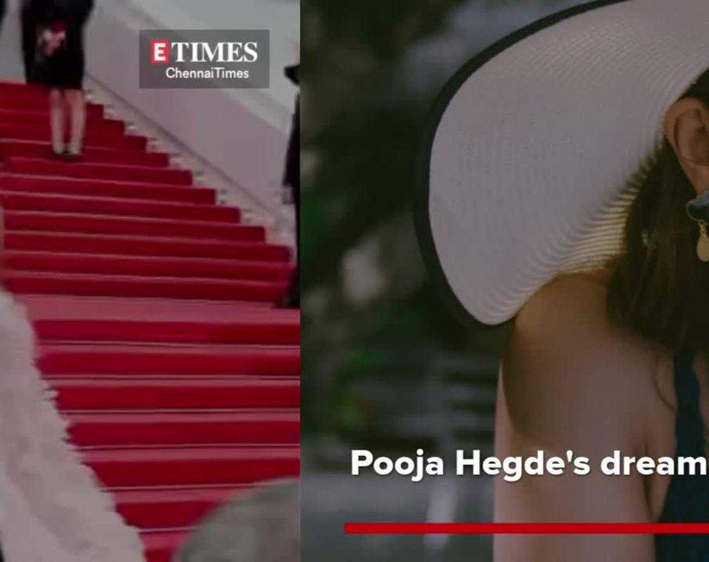 
Pooja Hegde's dream-come-true moment at the Cannes
