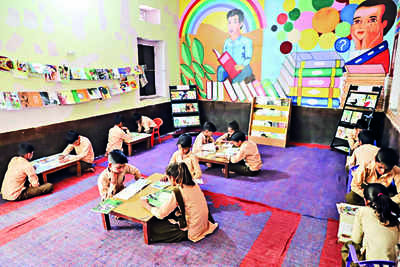 Libraries In Rural Schools Help Inculcate Reading Habit In Kids | Ajmer ...